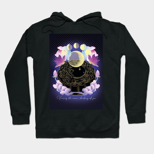 Magical Mooncake Night Hoodie by Vivian Loh 